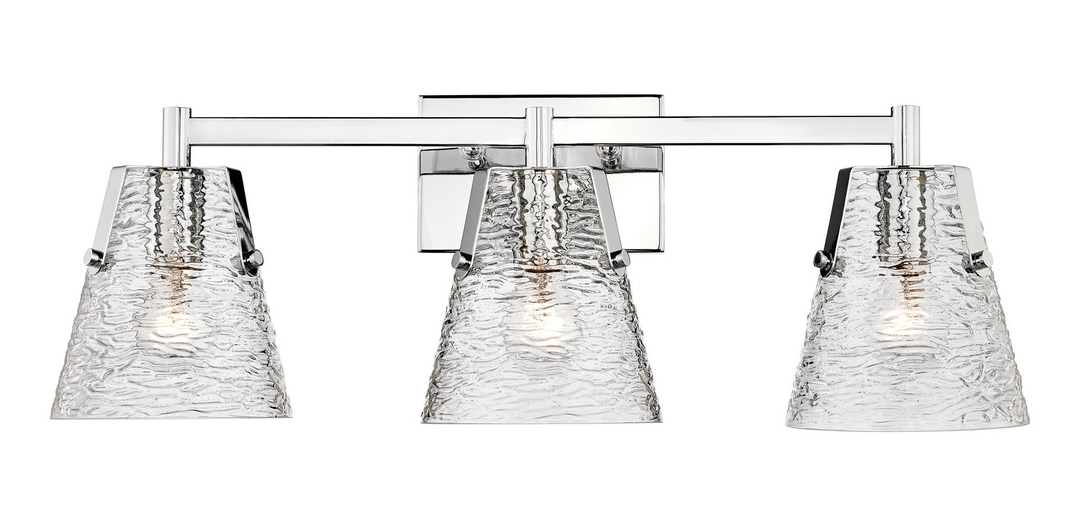 Three Light Vanity by Z-Lite - Analia Collection, Chrome Finish - 1101-3V-CH