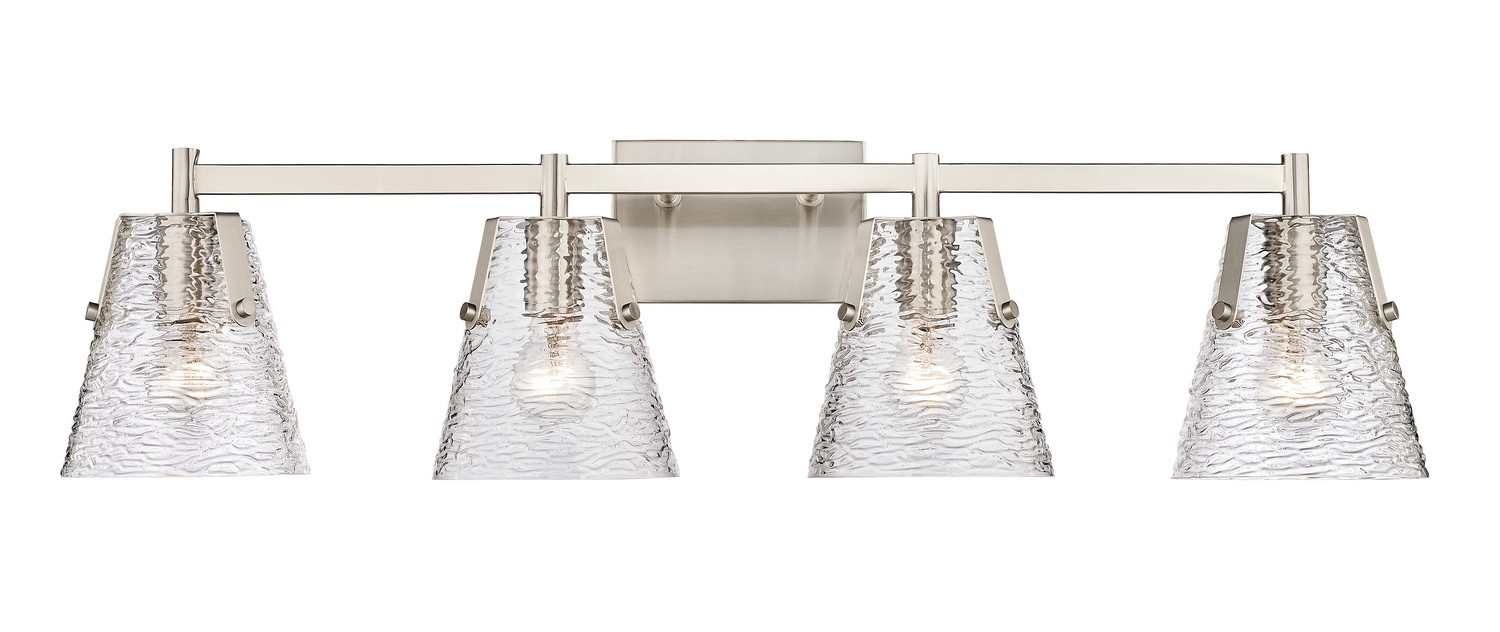 Four Light Vanity by Z-Lite - Analia Collection, Brushed Nickel Finish - 1101-4V-BN