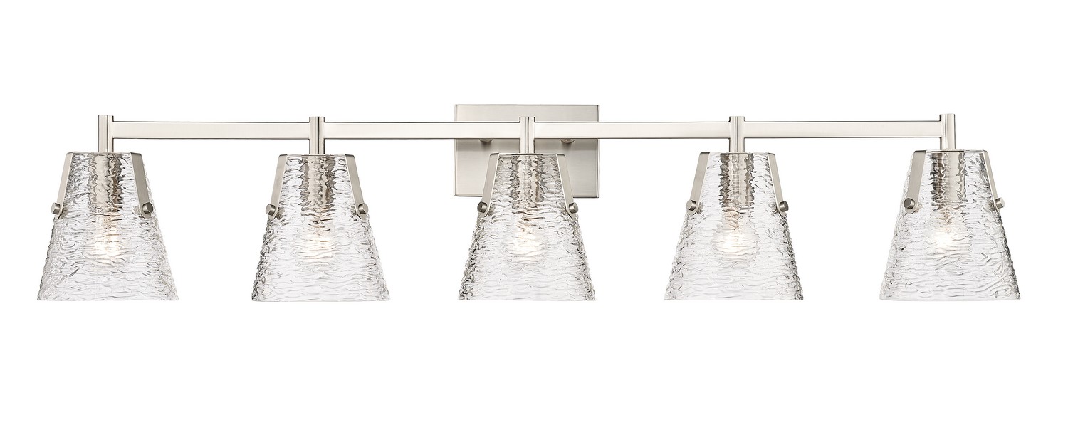 Five Light Vanity by Z-Lite - Analia Collection, Brushed Nickel Finish - 1101-5V-BN