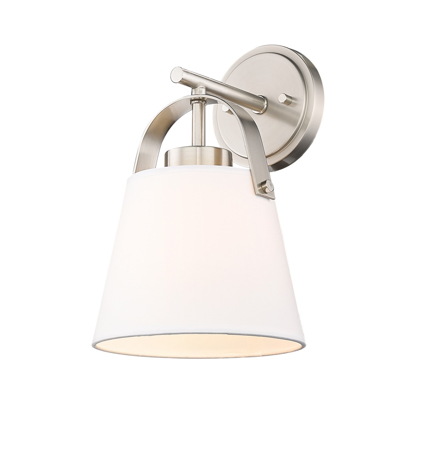 One Light Wall Sconce by Z-Lite - Z-Studio Collection, Brushed Nickel Finish - 743-1S-BN