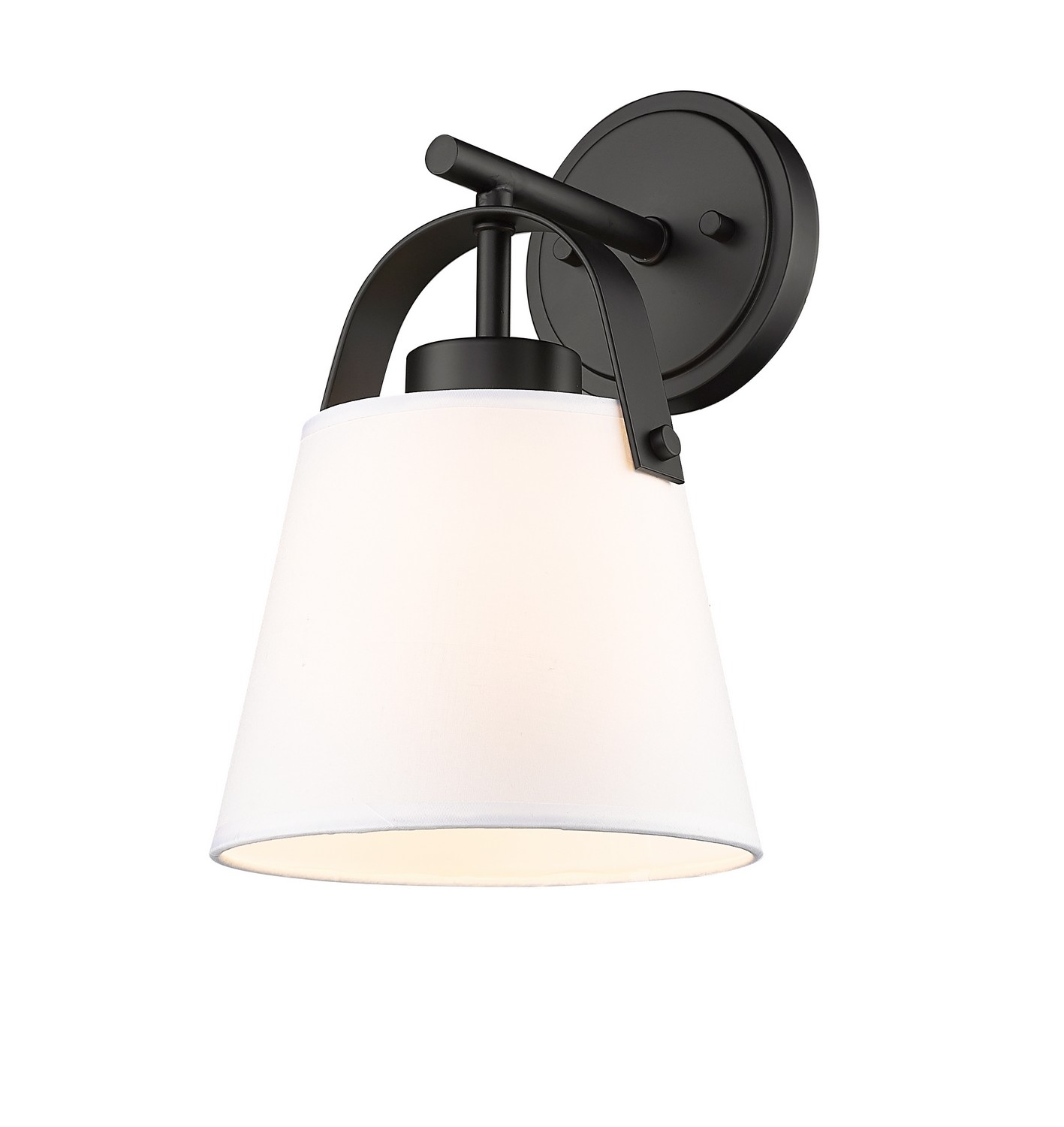 One Light Wall Sconce by Z-Lite - Z-Studio Collection, Matte Black Finish - 743-1S-MB