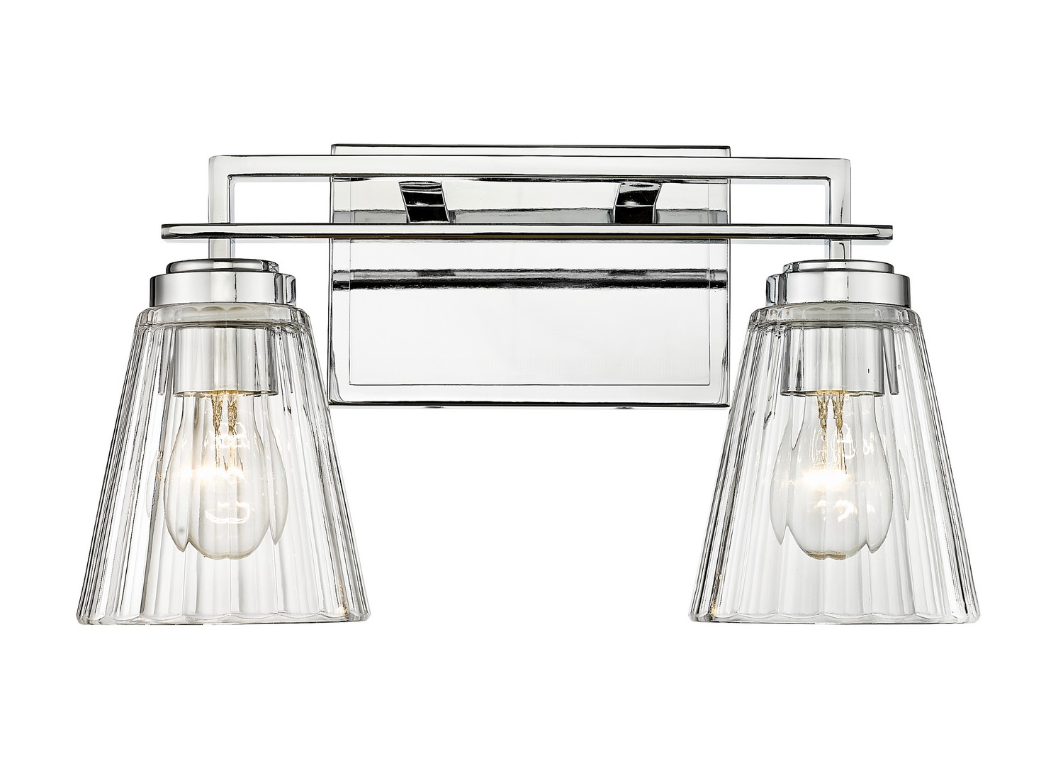 Two Light Vanity by Z-Lite - Lyna Collection, Chrome Finish - 823-2V-CH