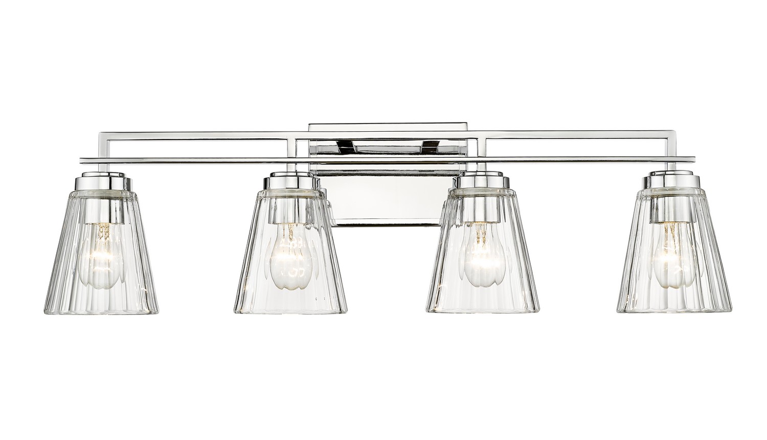 Four Light Vanity by Z-Lite - Lyna Collection, Chrome Finish - 823-4V-CH