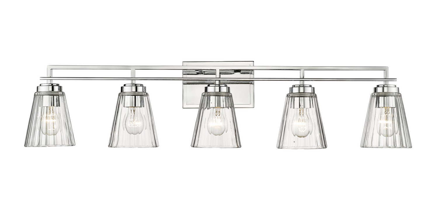 Five Light Vanity by Z-Lite - Lyna Collection, Chrome Finish - 823-5V-CH