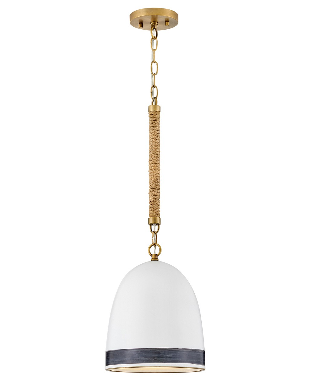Hinkley Nash LED Pendant in Heritage Brass - 3364HB-BK