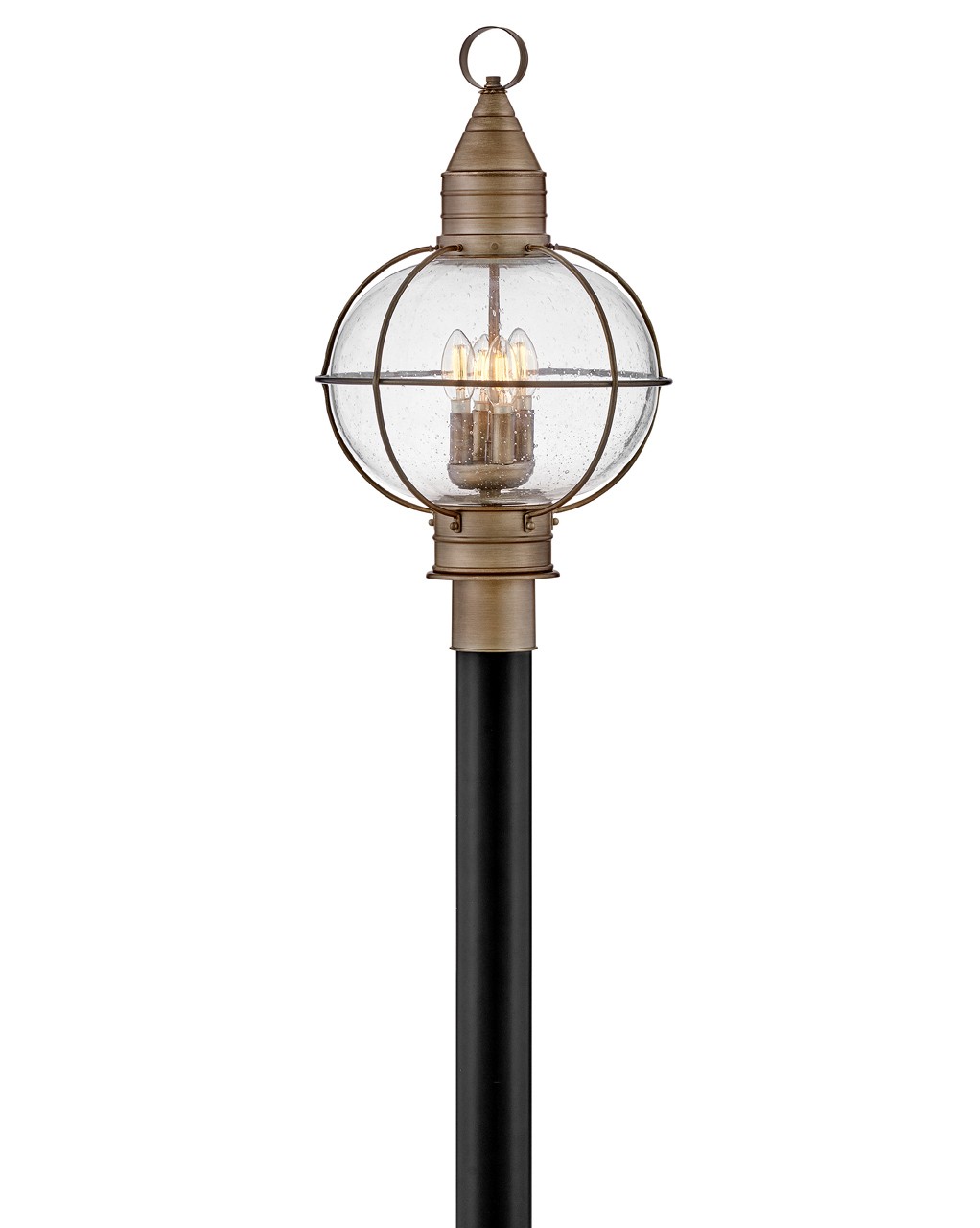 Hinkley Cape Cod LED Post Top or Pier Mount Lantern in Burnished Bronze - 2201BU