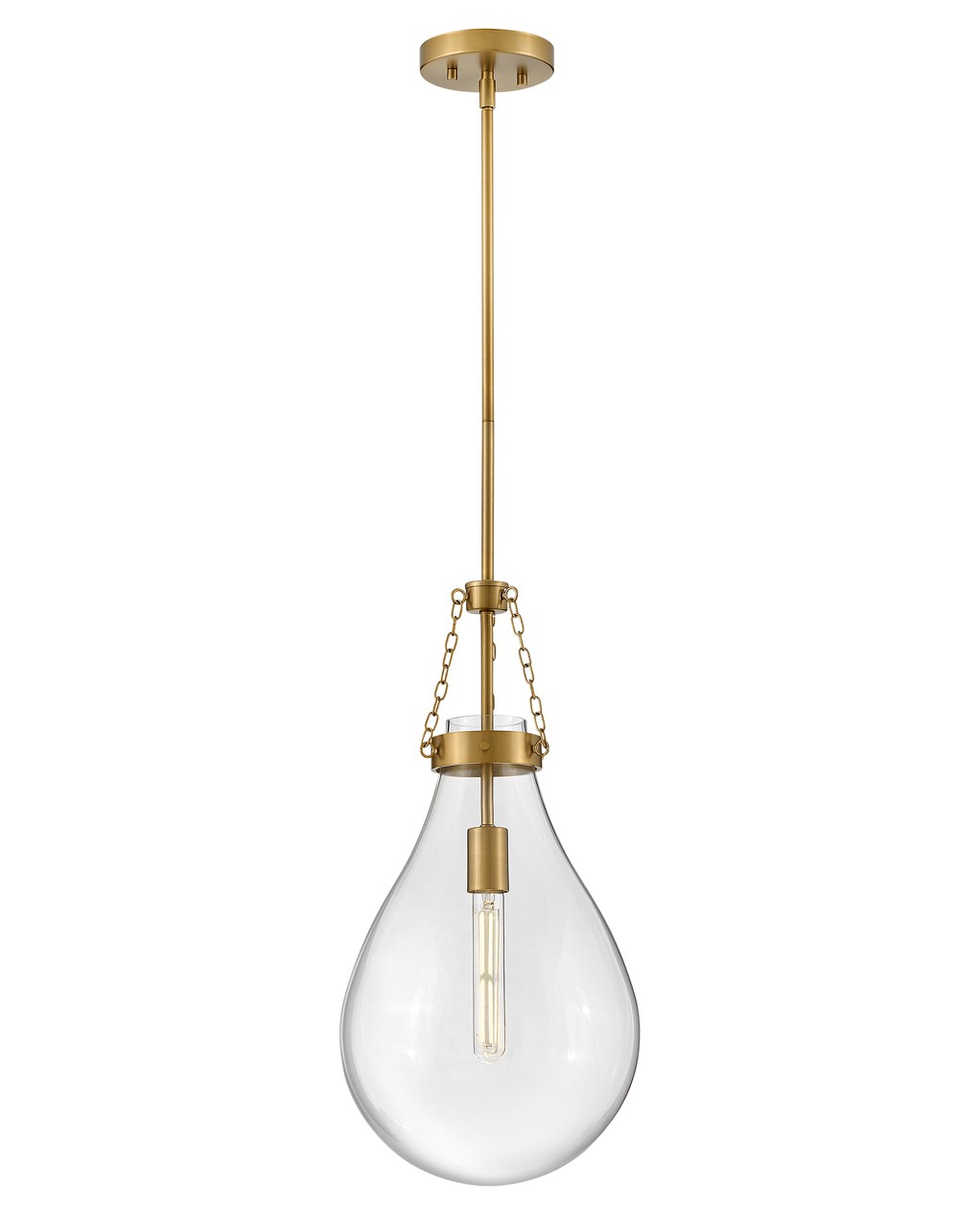 Hinkley Eloise LED Pendant in Lacquered Brass - 46057LCB