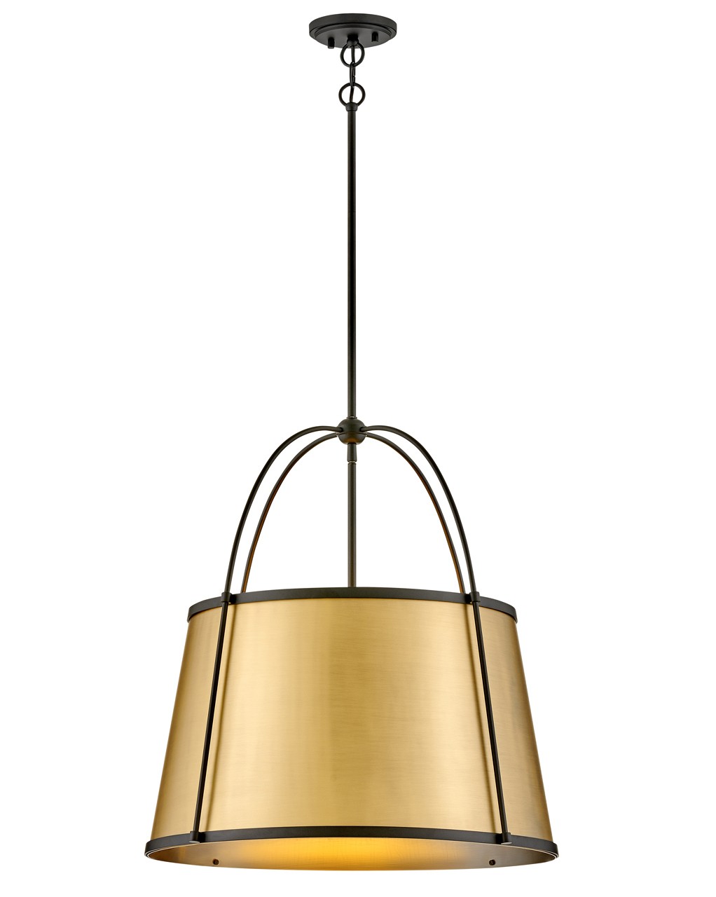 Hinkley Clarke LED Pendant in Black - 4895BK-LDB