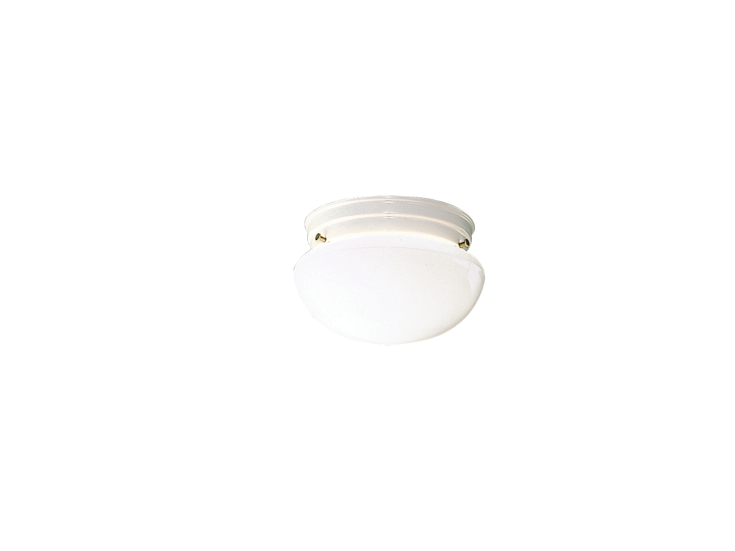 Kichler Ceiling Space One Light Flush Mount in White - 206WH