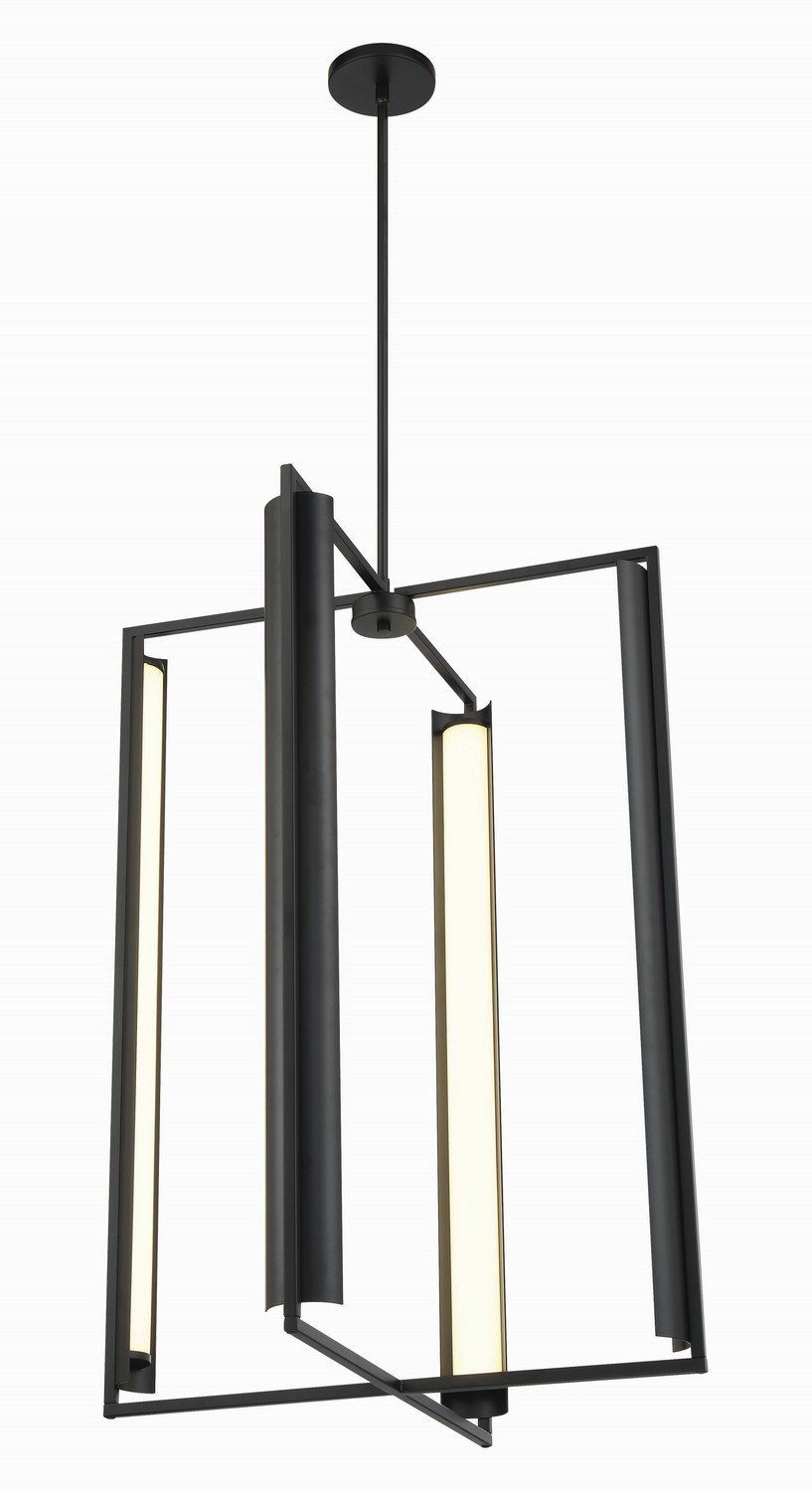 Coal LED Pendant from the Trizay Collection