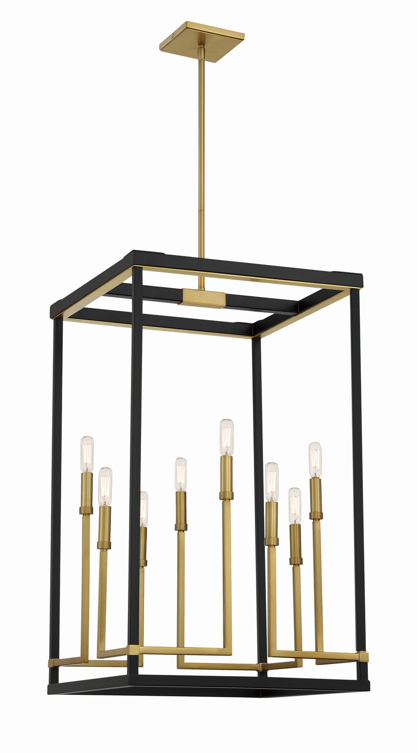 Coal And Soft Brass Pendant from the Union Estates Collection