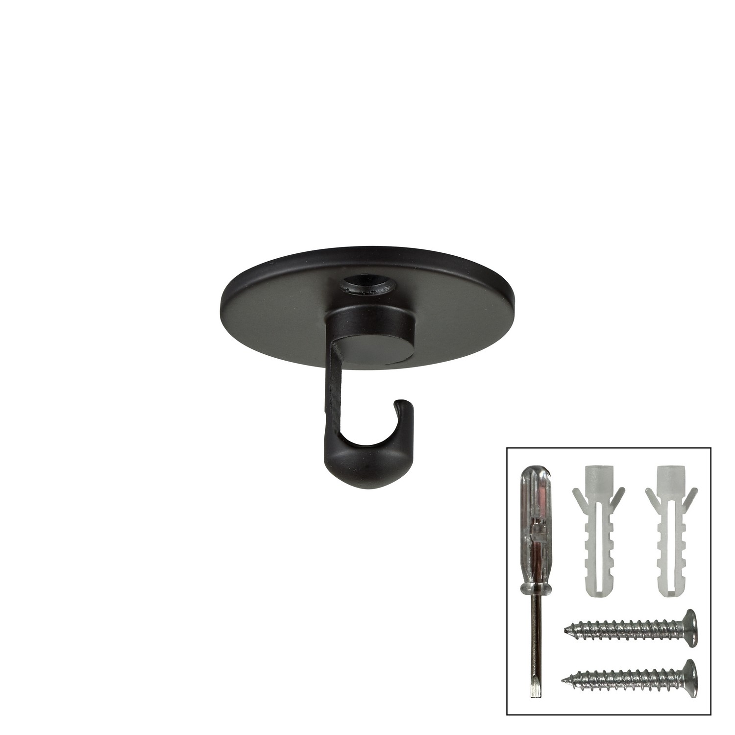 Hook by Innovations - Custom Cord Collection, Oil Rubbed Bronze Finish - 009-OB