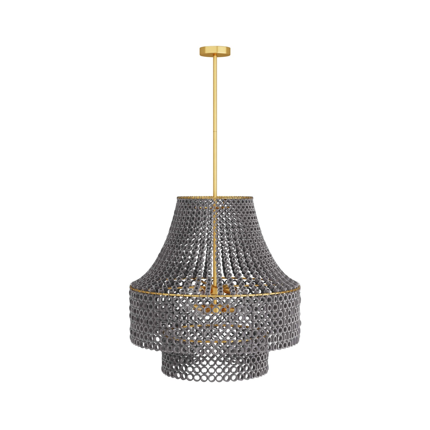 Arteriors Hannie Eight Light Chandelier in Gray Wash - DMS02