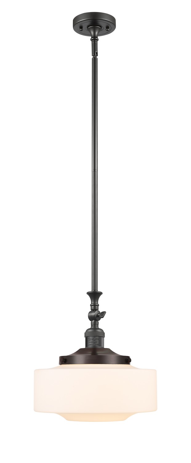 One Light Mini Pendant by Innovations - Franklin Restoration Collection, Oil Rubbed Bronze Finish - 206-OB-G691-12