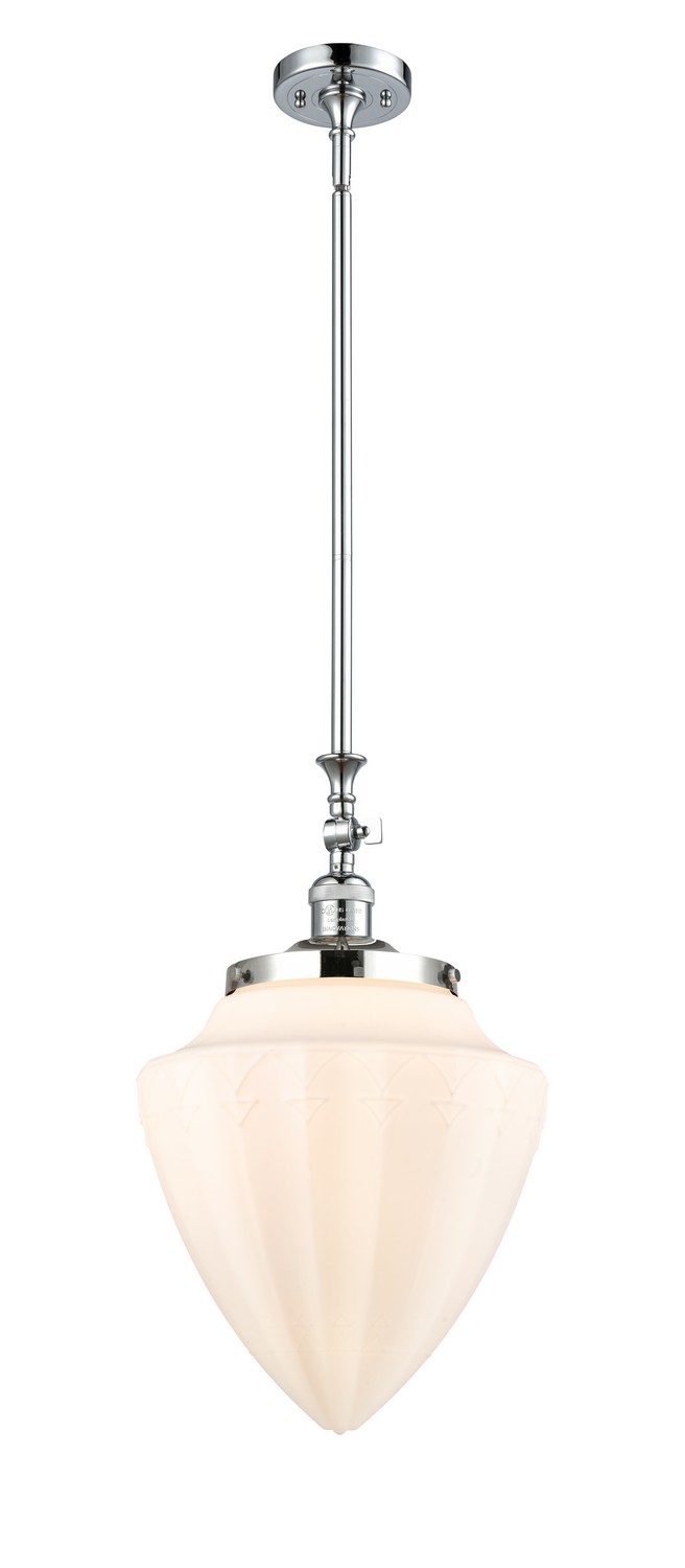 One Light Mini Pendant by Innovations - Franklin Restoration Collection, Polished Chrome Finish - 206-PC-G661-12