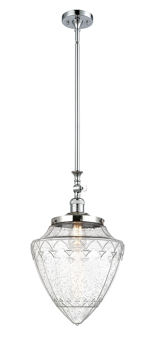 One Light Mini Pendant by Innovations - Franklin Restoration Collection, Polished Chrome Finish - 206-PC-G664-12