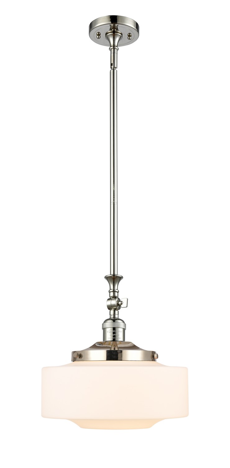One Light Mini Pendant by Innovations - Franklin Restoration Collection, Polished Nickel Finish - 206-PN-G691-12