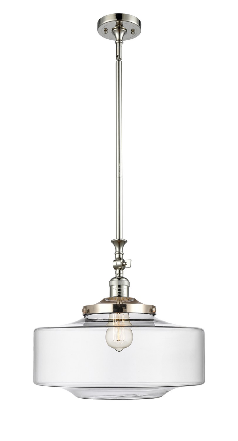 One Light Mini Pendant by Innovations - Franklin Restoration Collection, Polished Nickel Finish - 206-PN-G692-16
