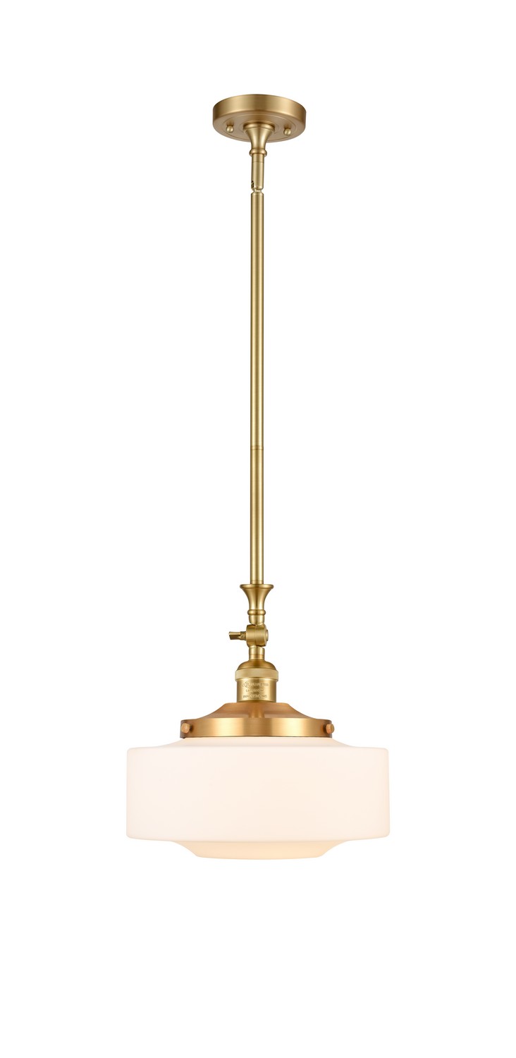 One Light Mini Pendant by Innovations - Franklin Restoration Collection, Satin Gold Finish - 206-SG-G691-12