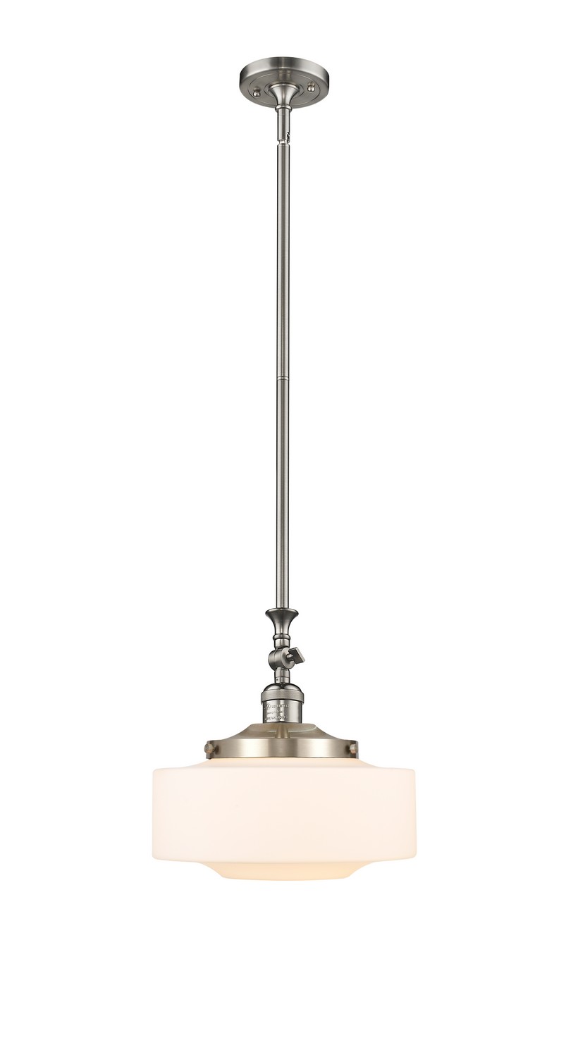 One Light Mini Pendant by Innovations - Franklin Restoration Collection, Brushed Satin Nickel Finish - 206-SN-G691-12