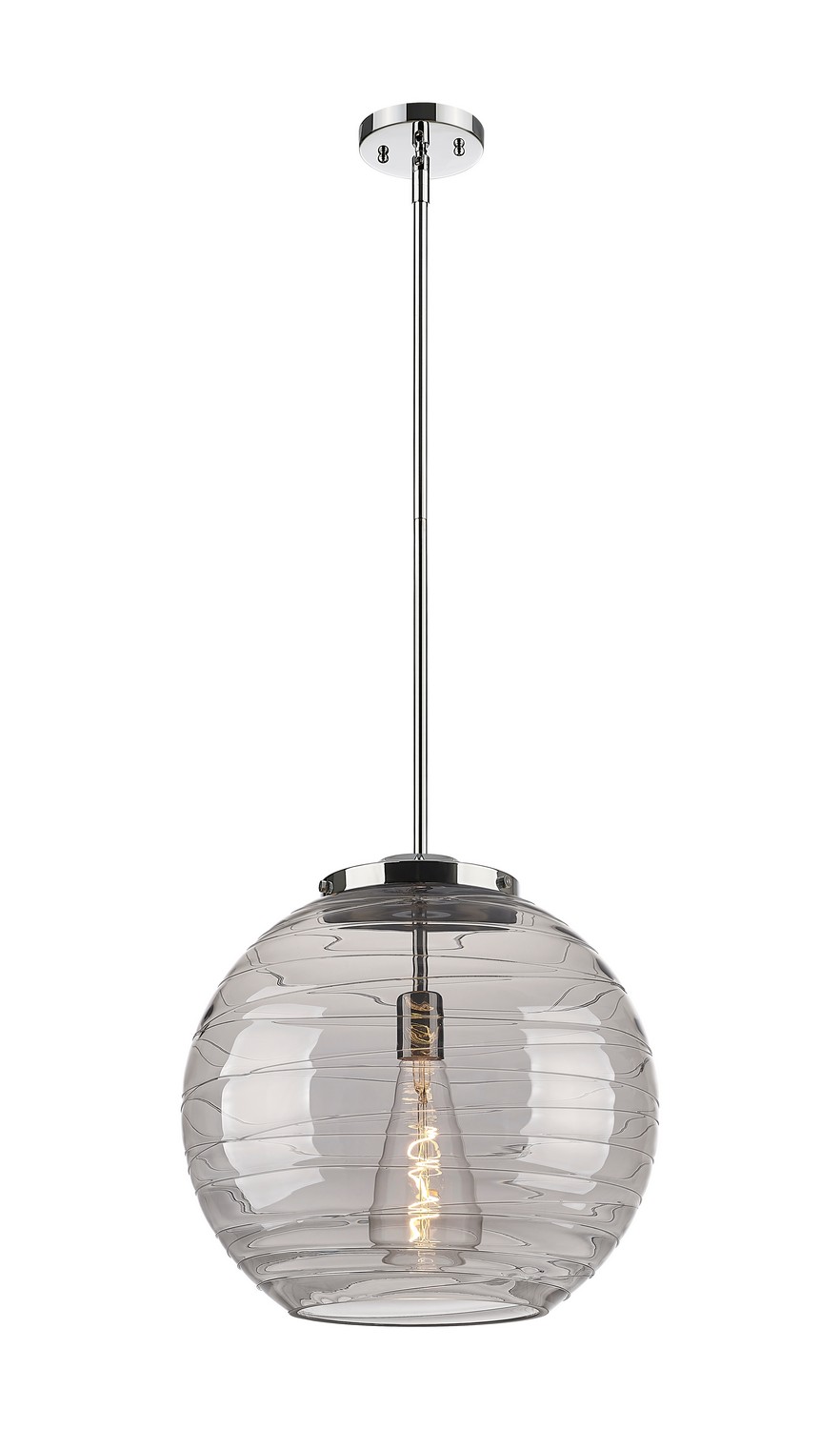 One Light Pendant by Innovations - Essex Collection, Polished Chrome Finish - 221-1S-PC-G1213-16SM