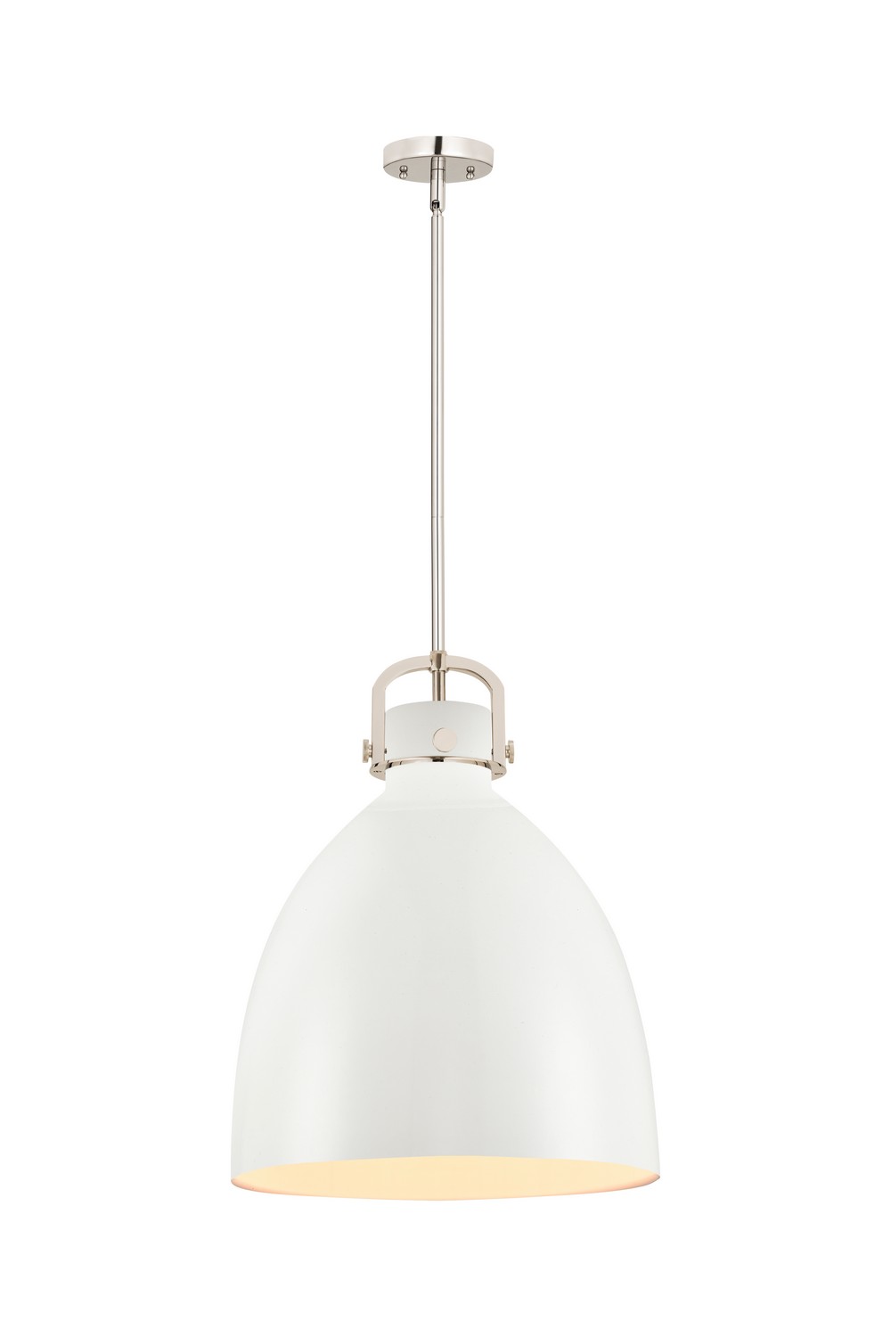 One Light Pendant by Innovations - Downtown Urban Collection, Polished Nickel Finish - 410-1SL-PN-M412-16W