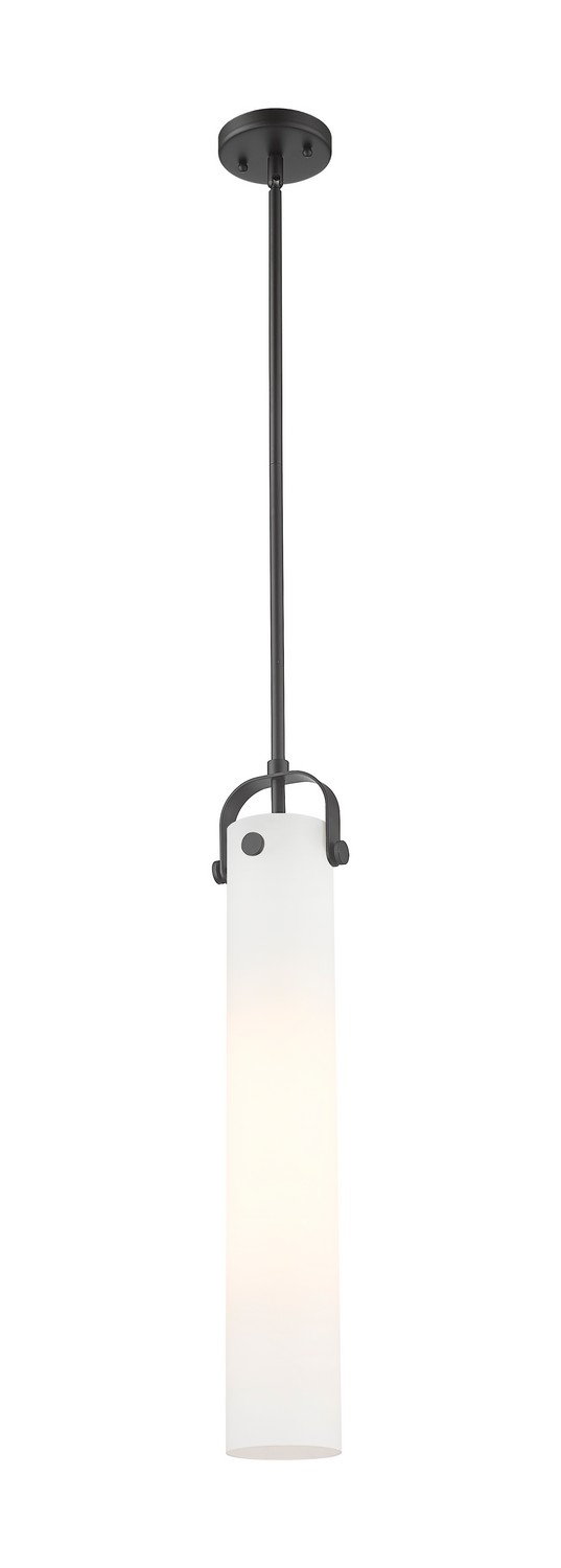 One Light Pendant by Innovations - Downtown Urban Collection, Matte Black Finish - 413-1SS-BK-G413-1S-4WH