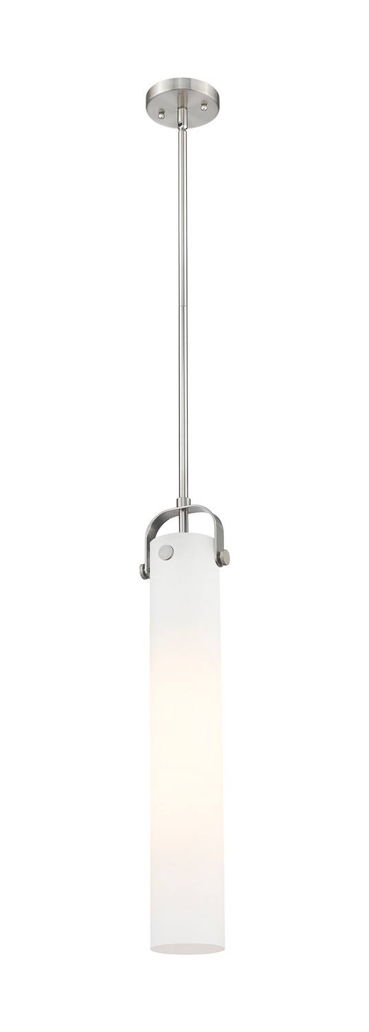 One Light Pendant by Innovations - Downtown Urban Collection, Satin Nickel Finish - 413-1SS-SN-G413-1S-4WH
