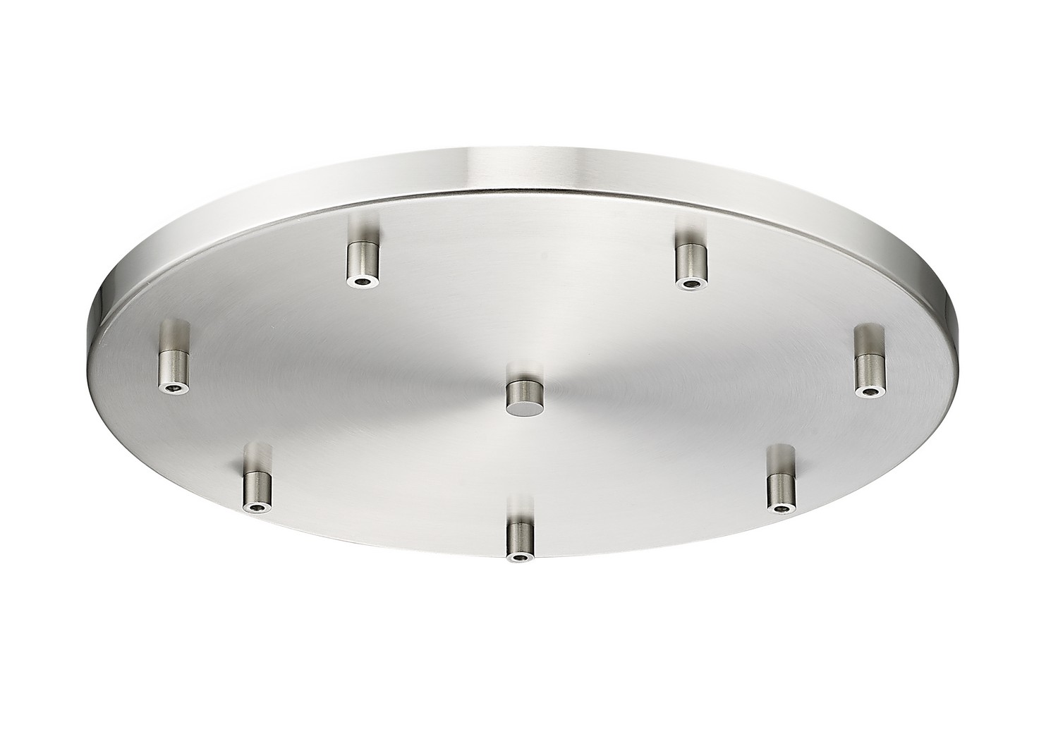 Seven Light Ceiling Plate by Z-Lite - Multi Point Canopy Collection, Brushed Nickel Finish - CP1807R-BN