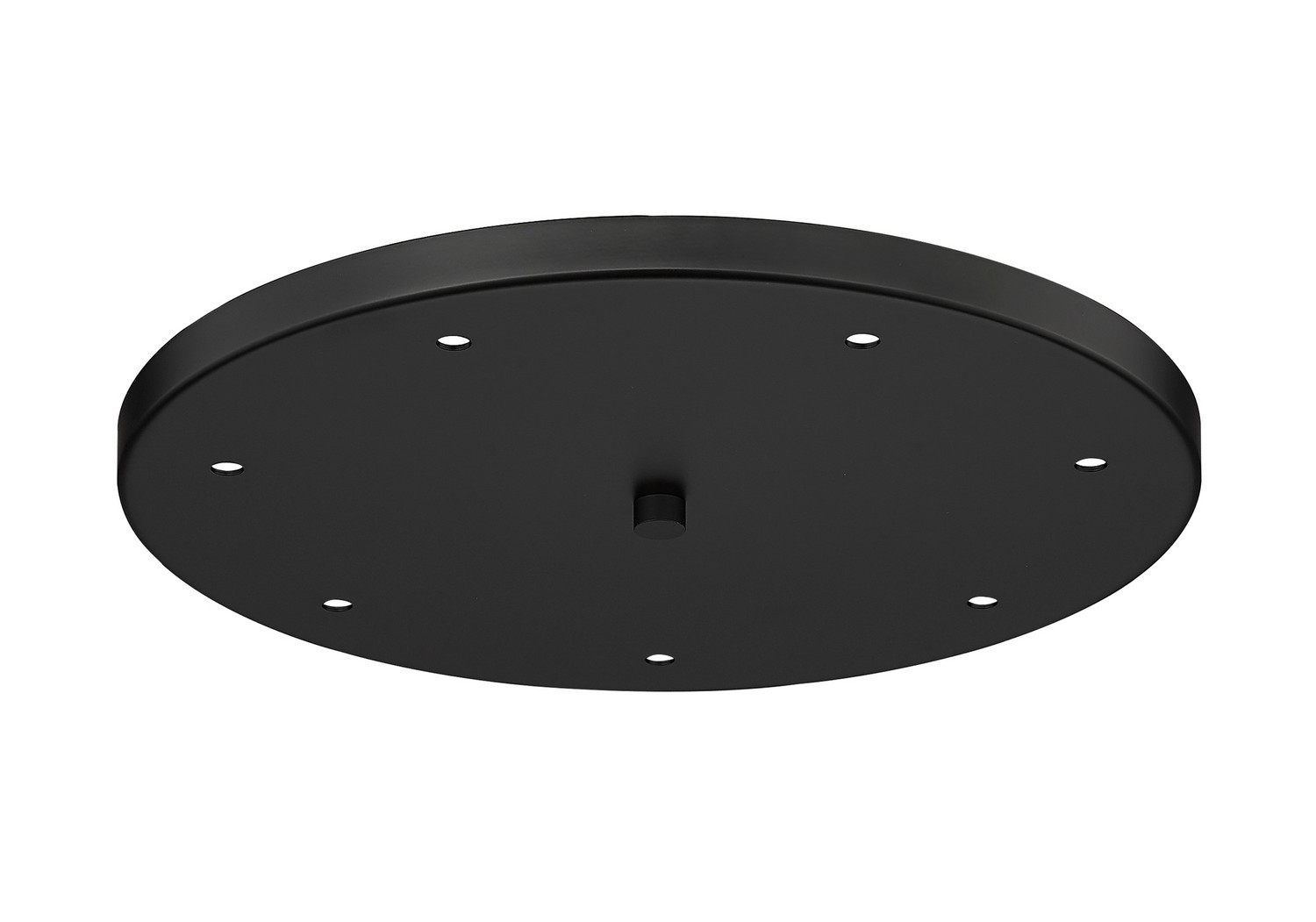 Seven Light Ceiling Plate by Z-Lite - Multi Point Canopy Collection, Matte Black Finish - CP1807R-MB