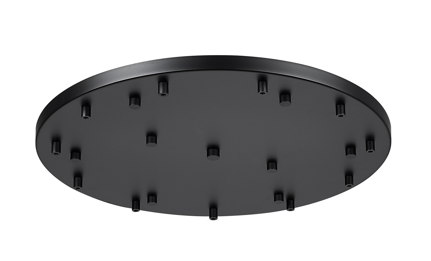 11 Light Ceiling Plate by Z-Lite - Multi Point Canopy Collection, Matte Black Finish - CP2411R-MB