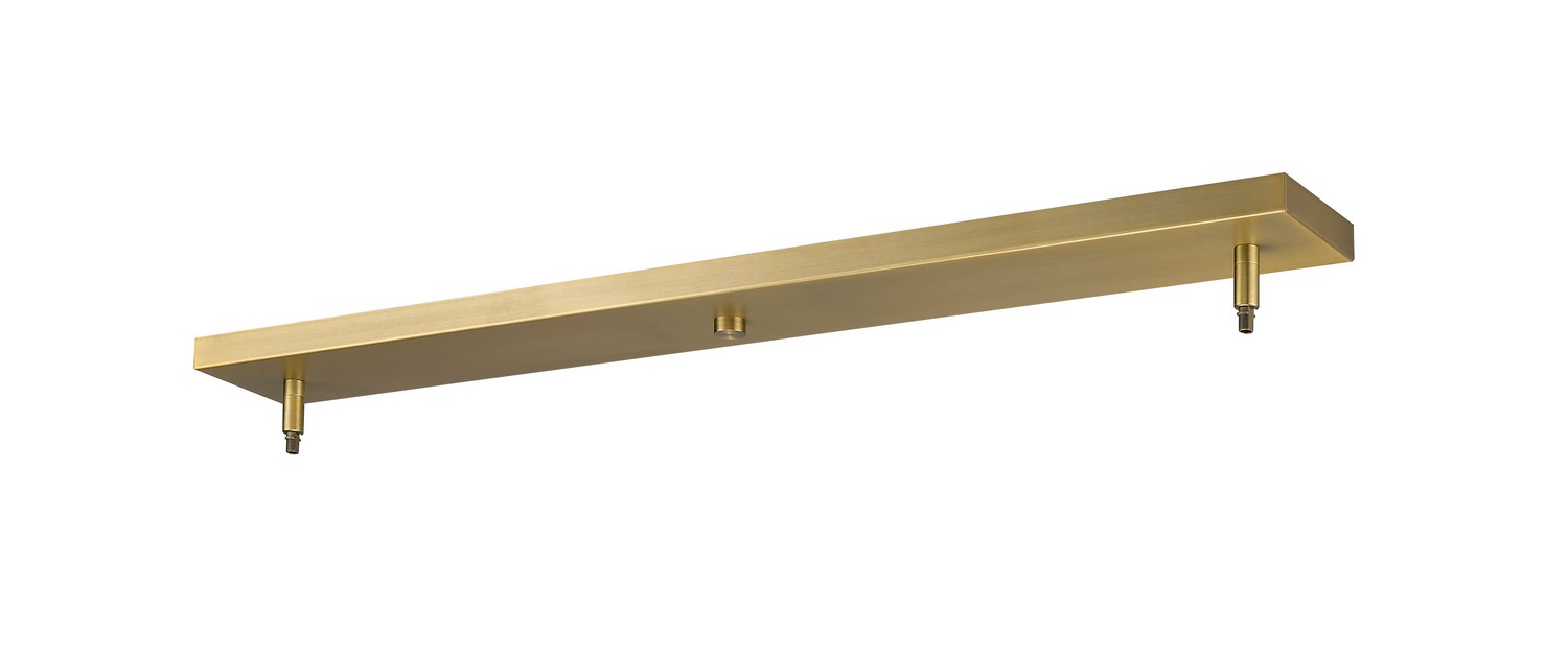 Two Light Ceiling Plate by Z-Lite - Multi Point Canopy Collection, Heritage Brass Finish - CP3402-HBR