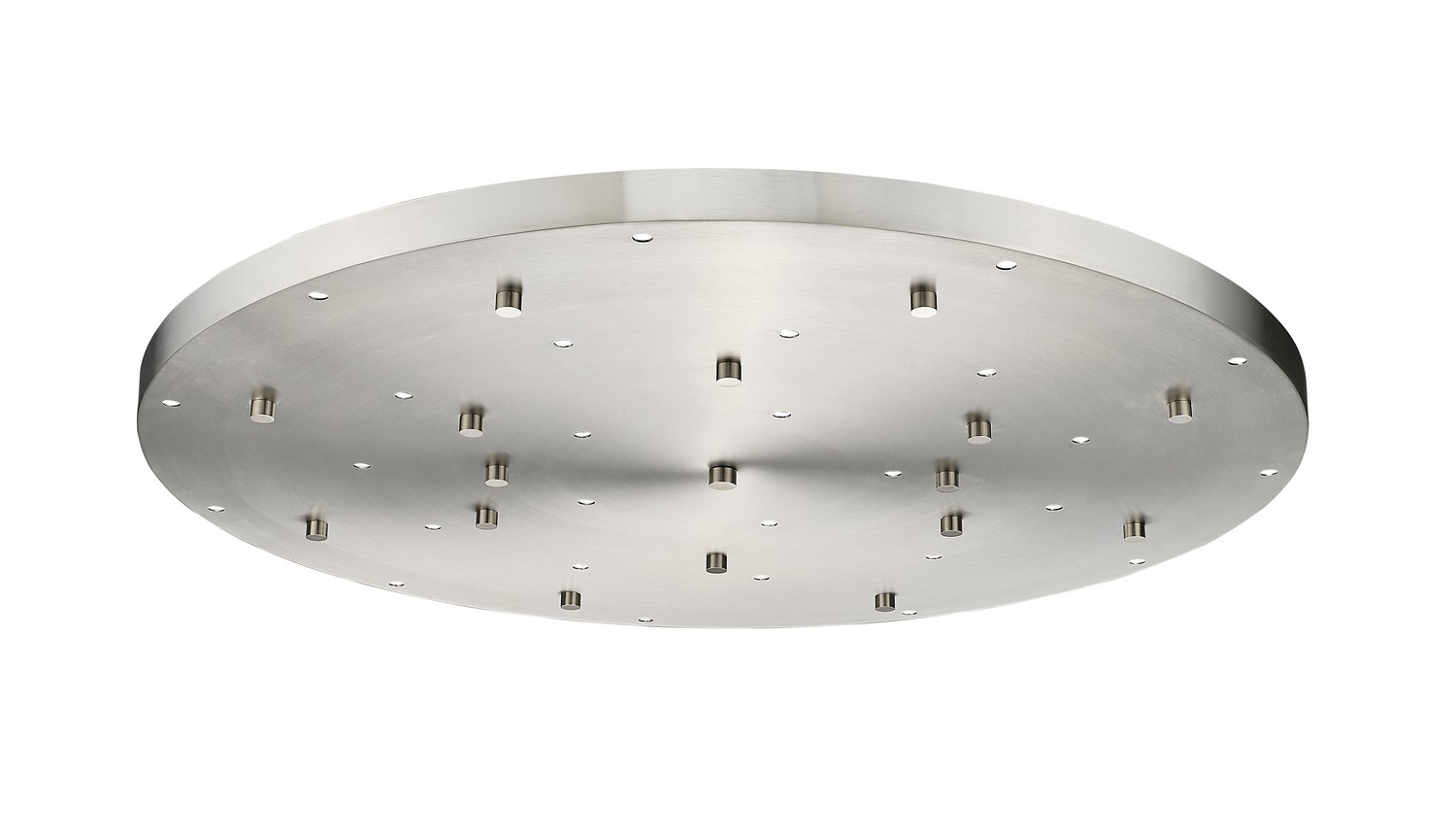 27 Light Ceiling Plate by Z-Lite - Multi Point Canopy Collection, Brushed Nickel Finish - CP3627R-BN