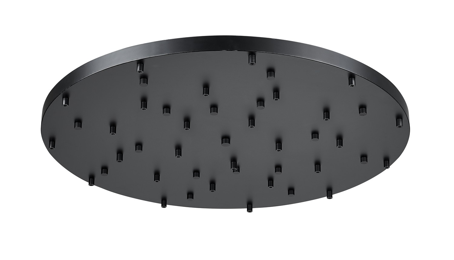 27 Light Ceiling Plate by Z-Lite - Multi Point Canopy Collection, Matte Black Finish - CP3627R-MB