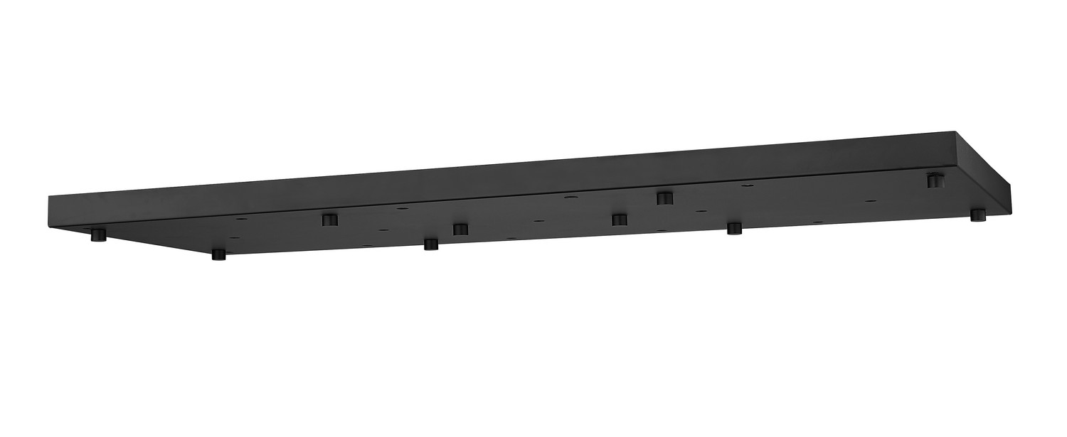 17 Light Ceiling Plate by Z-Lite - Multi Point Canopy Collection, Matte Black Finish - CP4217L-MB