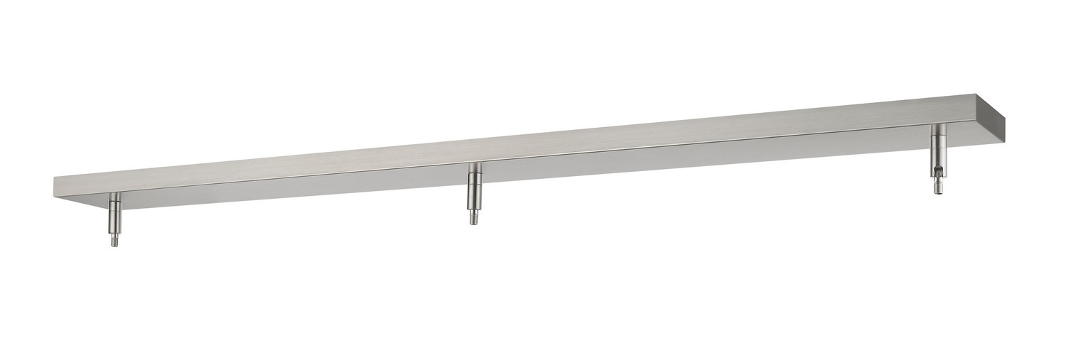 Three Light Ceiling Plate by Z-Lite - Multi Point Canopy Collection, Brushed Nickel Finish - CP4403-BN