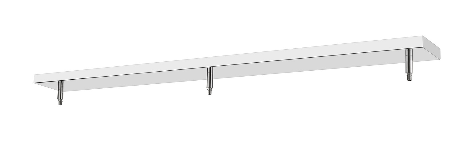 Three Light Ceiling Plate by Z-Lite - Multi Point Canopy Collection, Chrome Finish - CP4403-CH