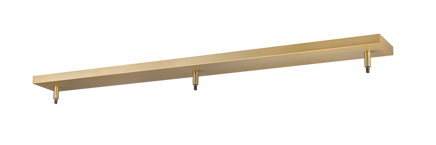 Three Light Ceiling Plate by Z-Lite - Multi Point Canopy Collection, Heritage Brass Finish - CP4403-HBR