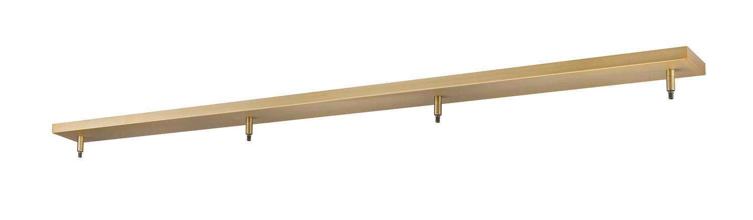 Four Light Ceiling Plate by Z-Lite - Multi Point Canopy Collection, Heritage Brass Finish - CP5404-HBR