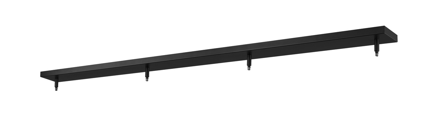Four Light Ceiling Plate by Z-Lite - Multi Point Canopy Collection, Matte Black Finish - CP5404-MB