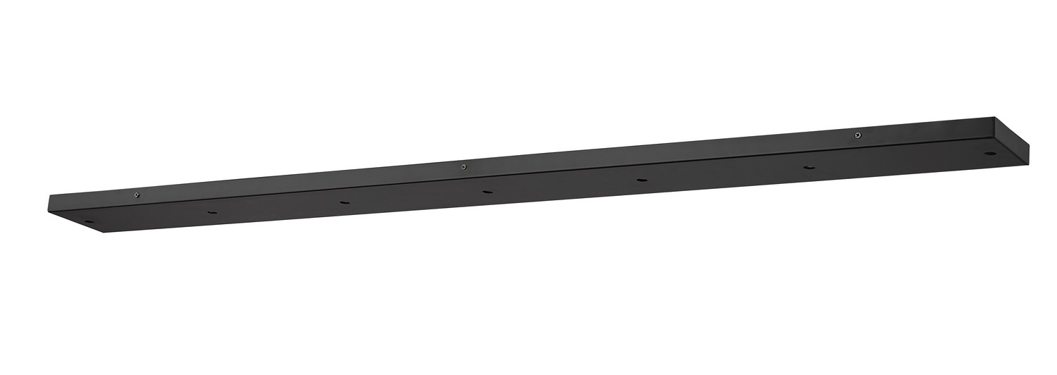 Seven Light Ceiling Plate by Z-Lite - Multi Point Canopy Collection, Matte Black Finish - CP5407L-MB