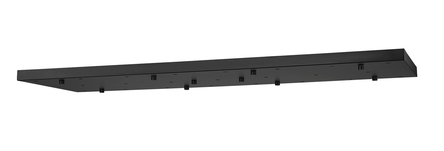 23 Light Ceiling Plate by Z-Lite - Multi Point Canopy Collection, Matte Black Finish - CP5423L-MB