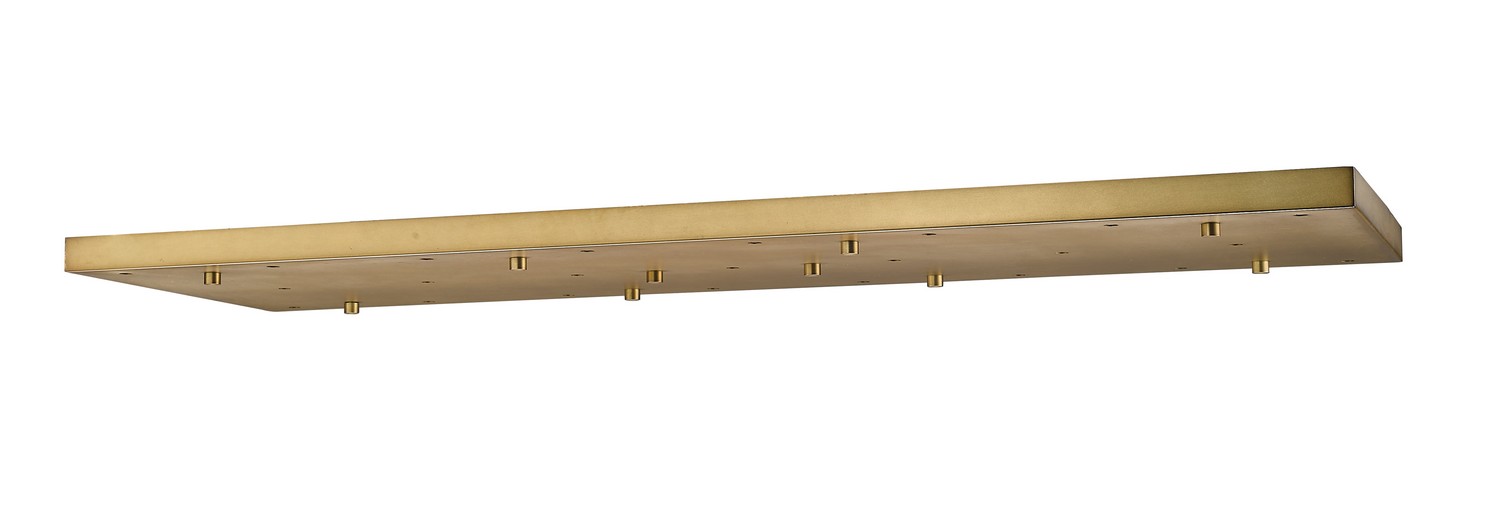 23 Light Ceiling Plate by Z-Lite - Multi Point Canopy Collection, Rubbed Brass Finish - CP5423L-RB