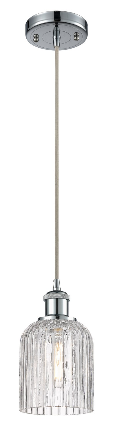 One Light Mini Pendant by Innovations - Ballston Collection, Polished Chrome Finish - 516-1P-PC-G559-5CL