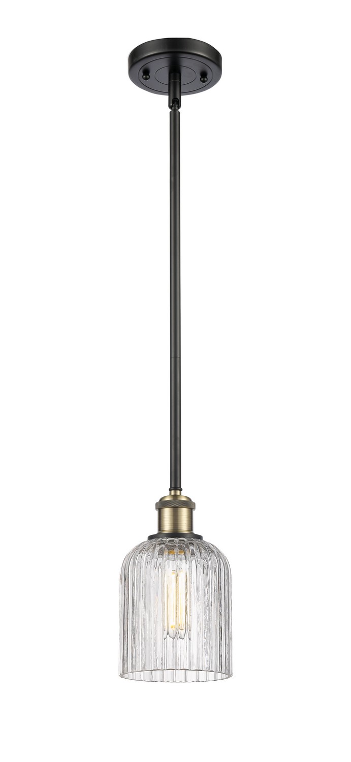 One Light Mini Pendant by Innovations - Ballston Collection, Black Antique Brass Finish - 516-1S-BAB-G559-5CL