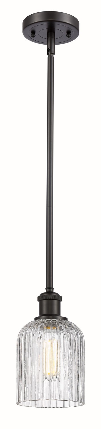 One Light Mini Pendant by Innovations - Ballston Collection, Oil Rubbed Bronze Finish - 516-1S-OB-G559-5CL