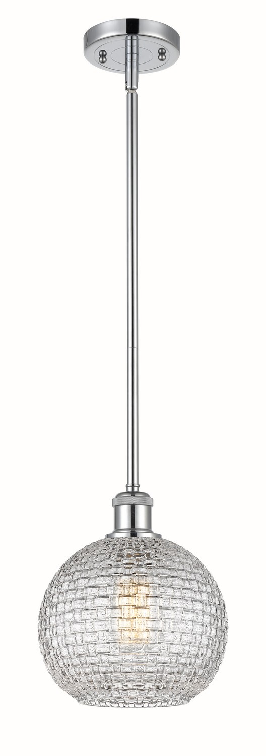 One Light Mini Pendant by Innovations - Ballston Collection, Polished Chrome Finish - 516-1S-PC-G122C-8CL