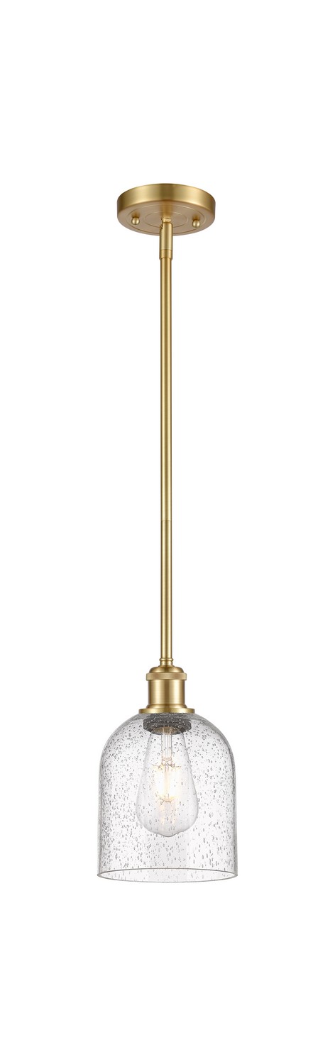 One Light Mini Pendant by Innovations - Ballston Collection, Satin Gold Finish - 516-1S-SG-G558-6SDY