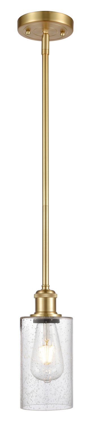 One Light Mini Pendant by Innovations - Ballston Collection, Satin Gold Finish - 516-1S-SG-G804