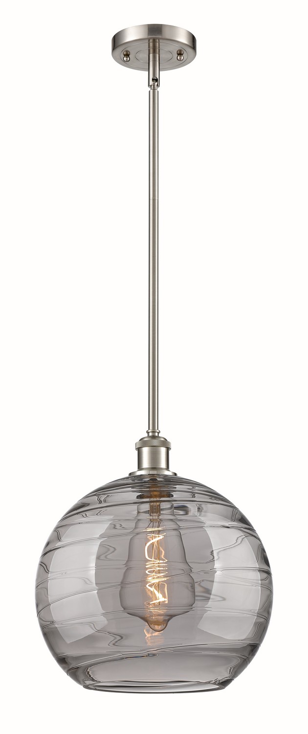 One Light Mini Pendant by Innovations - Ballston Collection, Brushed Satin Nickel Finish - 516-1S-SN-G1213-12SM